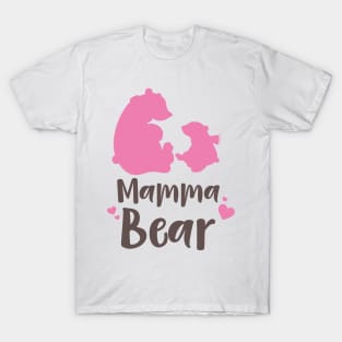 Mama Bear, Bear Cub, Cute Bear, Little Bear, Heart T-Shirt